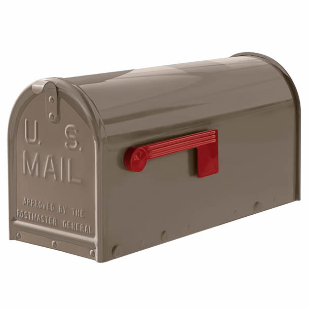 Janzer Residential Mailbox Gloss Taupe Model JB TPE