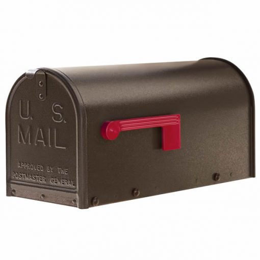 Janzer Residential Mailbox Textured Bronze Model JB-BRO