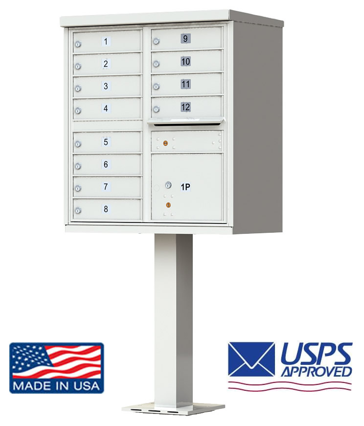 12 Door CBU 1570-12PG Postal Grey