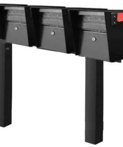 4 Mail Manager Locking Mailboxes with 2 Posts