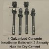 Installation Bolts for Dry Cement