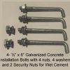 Installation Bolts for Wet Cement