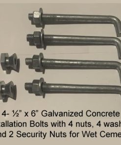 Installation Bolts for Wet Cement